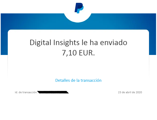 4º pago Encueston 7,10€ Paypal Encues10