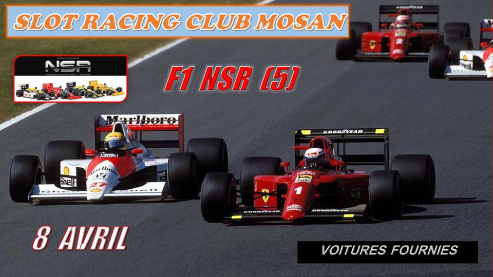 Rendez-vous le 08/04 au SRCM pour la manche 5 Formule1 NSR - voitures fournies F1-m510