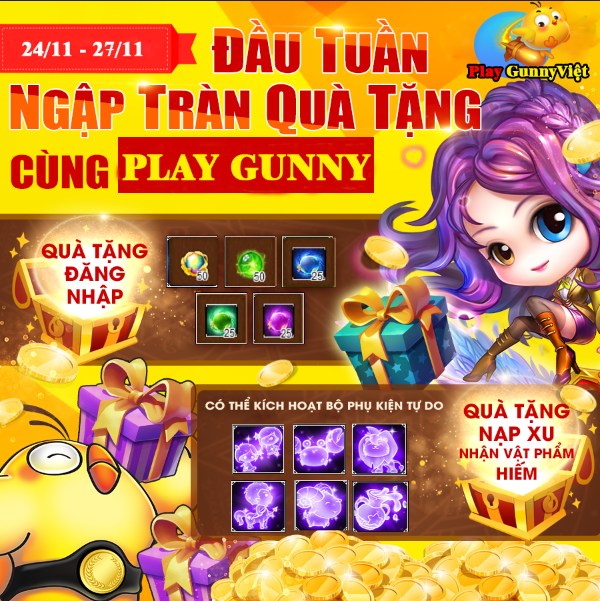 【ĐẦU TUẦN NGẬP TRÀN QUÀ TẶNG CÙNG PLAY GUNNY PC 】 25947710
