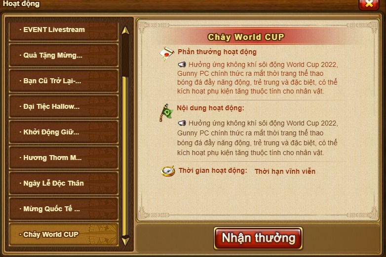 GunnyMerry【Nhận Quà Free Cháy World CUP 2022】Hưởng ứng không khí sôi động World Cup 2022 31540110