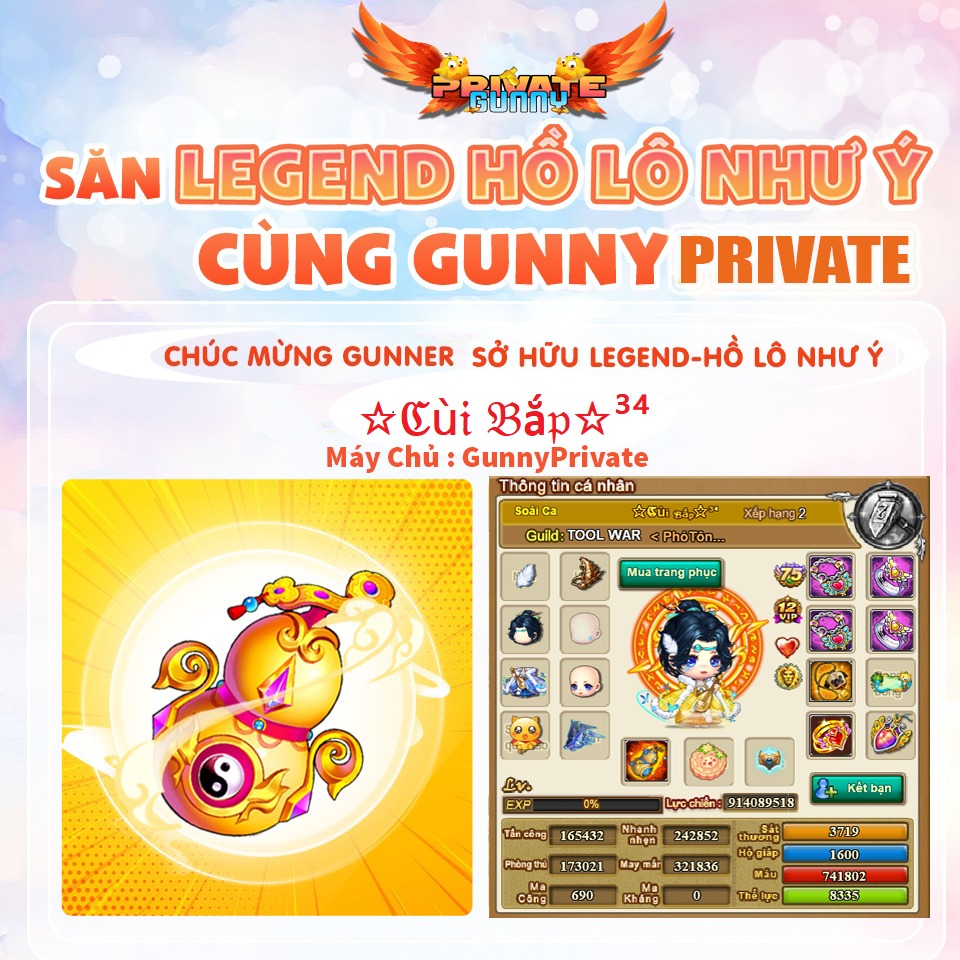 Chúc Mừng Các Gunner GunnyMerry Sở Hữu LEGEND-Hồ Lô Như Ý 31795110