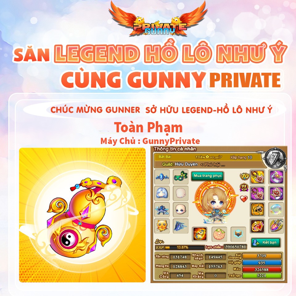 Chúc Mừng Các Gunner GunnyMerry Sở Hữu LEGEND-Hồ Lô Như Ý 31950710