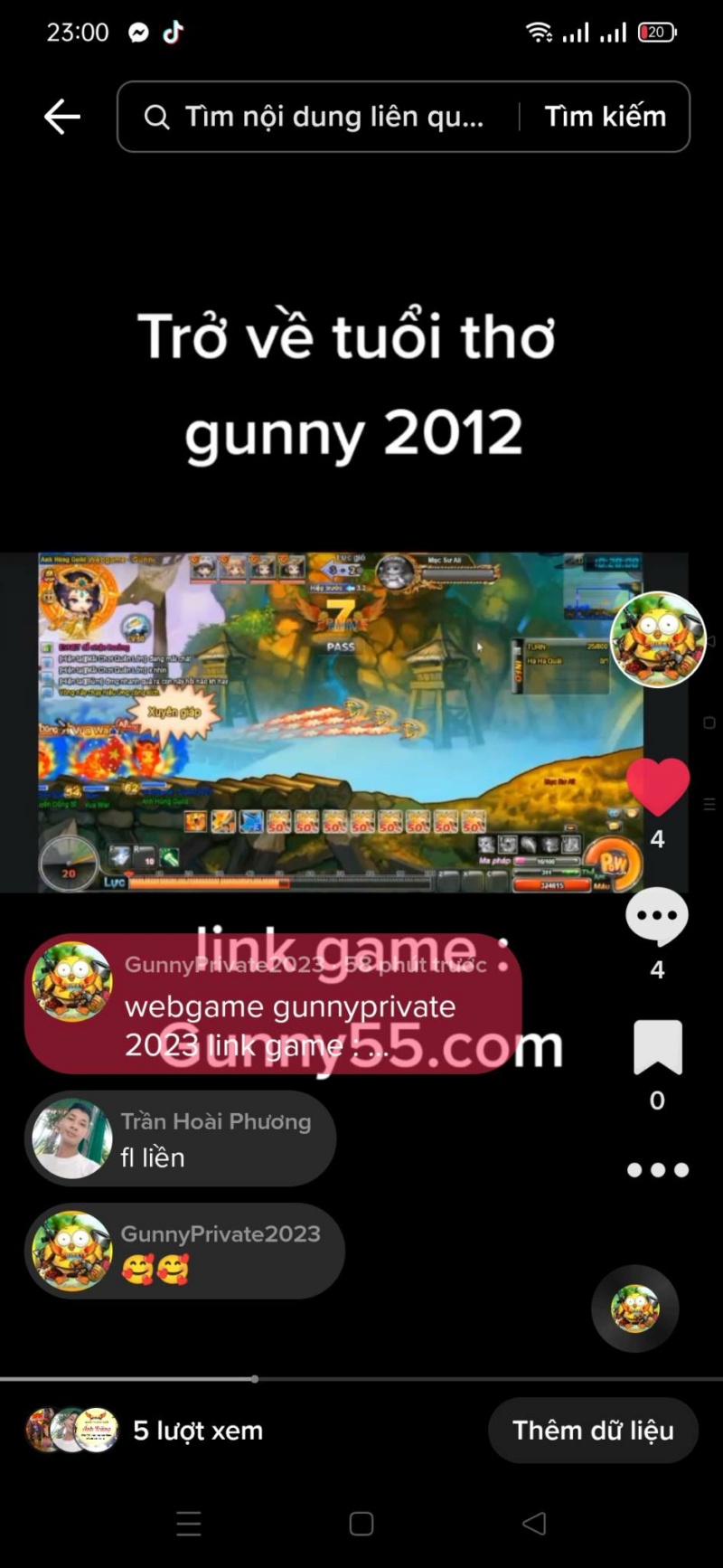 Follow kênh TIKTOK GUNNYPRIVATE @gunnylau2012 để cùng nhau nhận quà hấp dẫn nhé cả nhà! 33660012