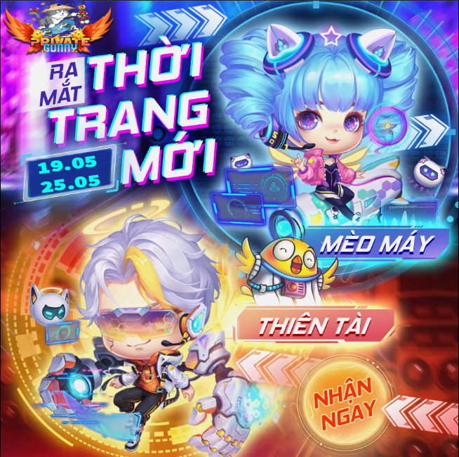 Gunny55 Gà 2023 Ra Mắt Thời Trang Mới MÈO MÁY & THIÊN TÀI Thời gian bán: 19/05 - 25/05 34612910
