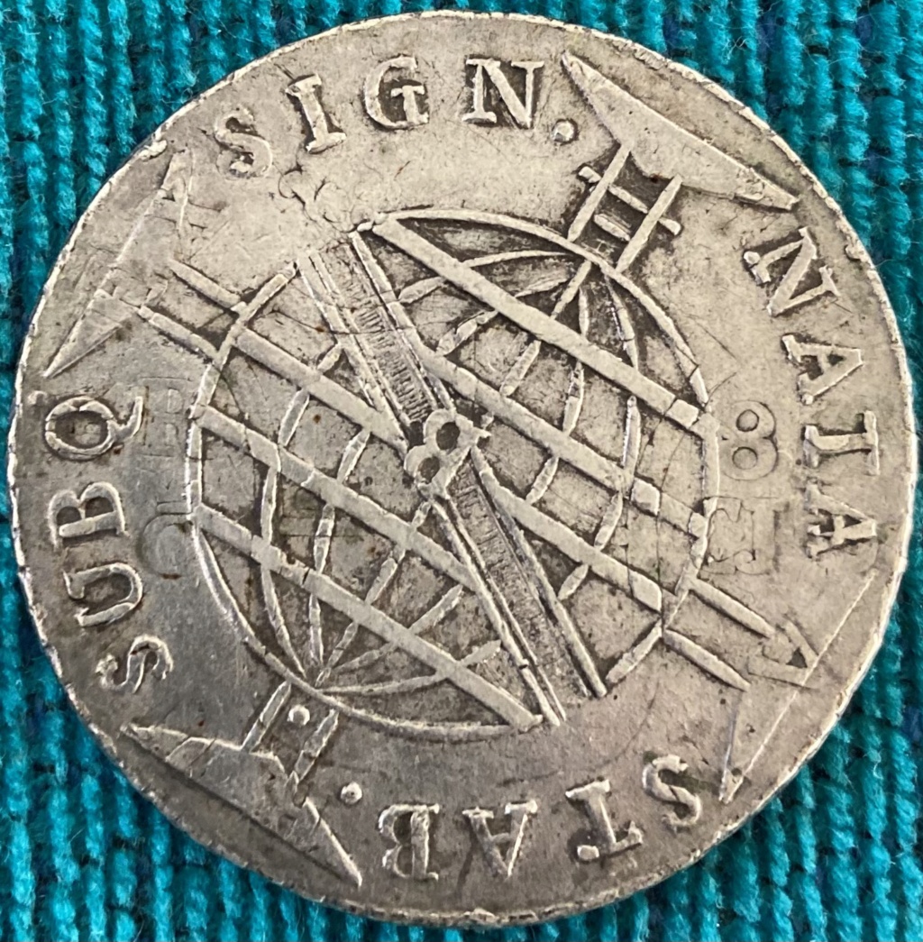 960 Reis 1816 sobre 8 Reales Cádiz 1813 E7a03910
