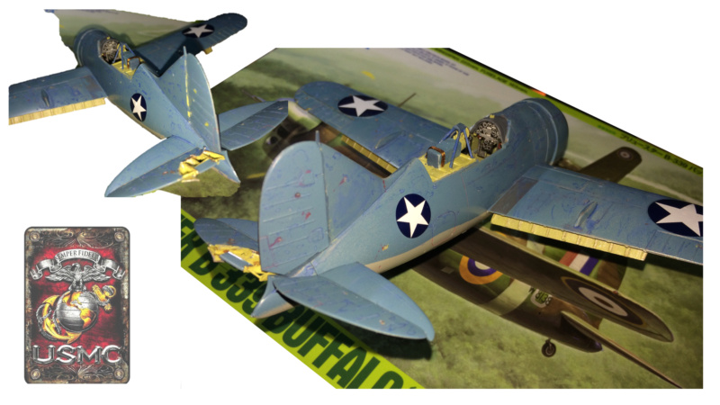 Brewster Buffalo VMF 221 Midway - 1/48 C58