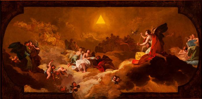  La Adoración del Nombre del Señor. Francisco de Goya 1772-f10