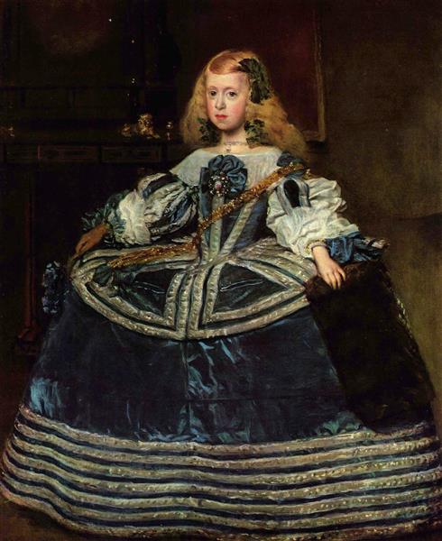 La infanta Margarita en azul. Diego Velázquez 5e532c10