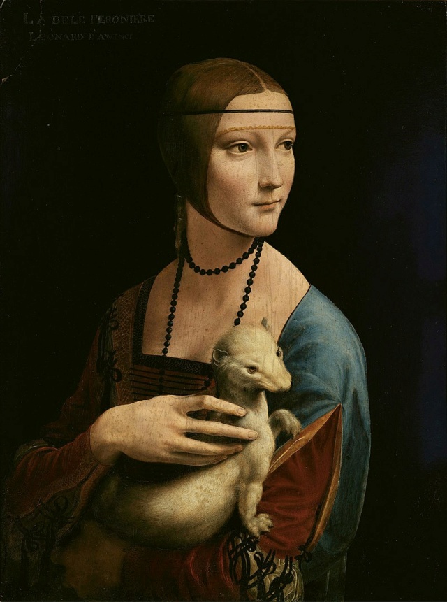 La dama del armiño-Leonardo da Vinci, Damade11