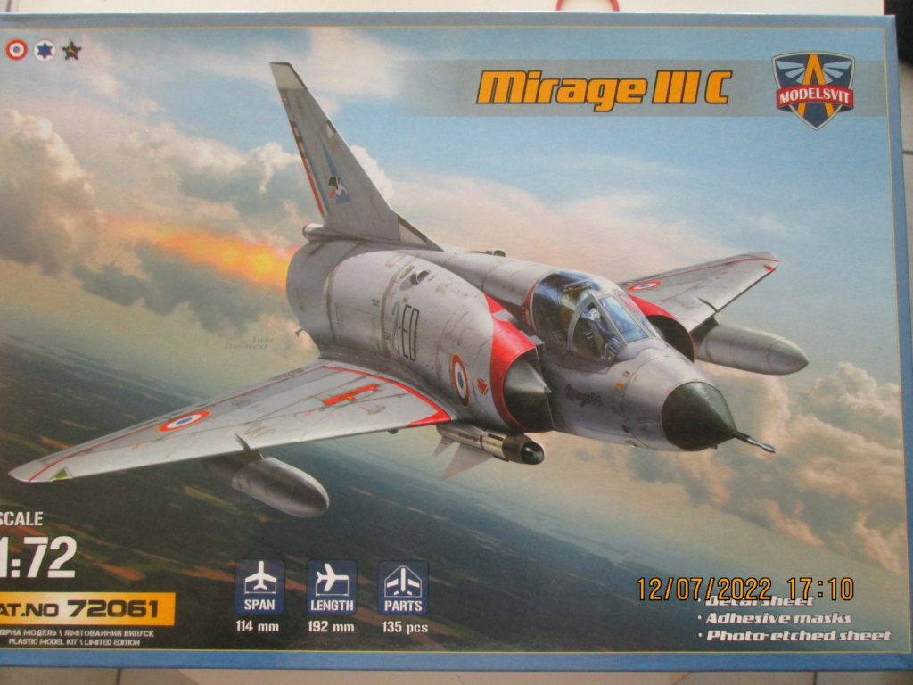 *1/72     Mirage IIIC  Modelsvit 1/72   Montage et fin Img_7821