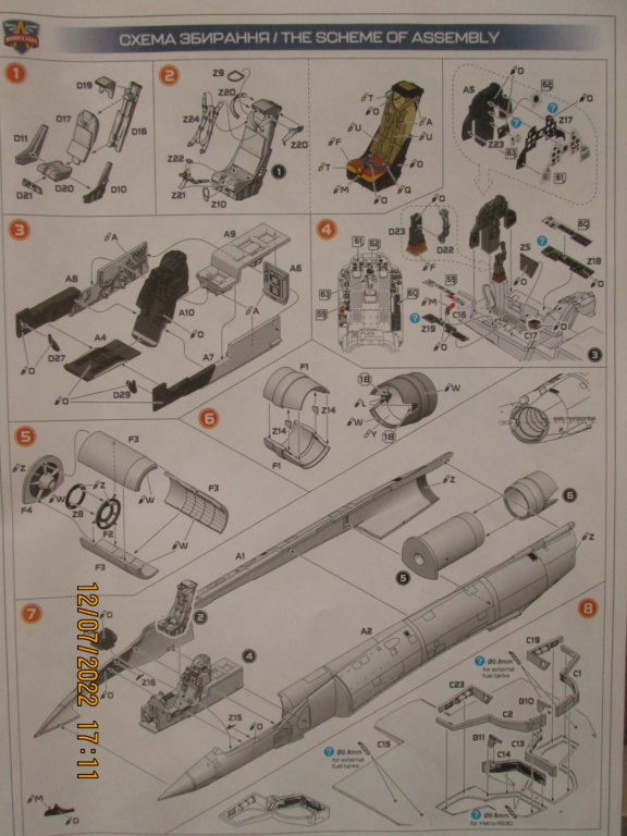 *1/72 Mirage IIIC Modelsvit 1/72 Montage et fin Img_7823