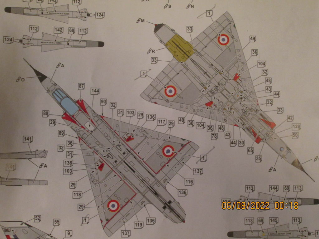 Modelsvit 1/72   Mirage IIIC  Montage et fin Img_7849