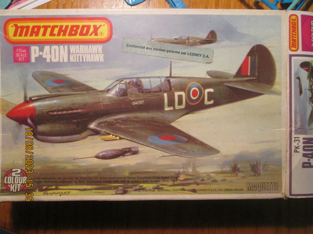 *1/72   Curtiss P40 N    Matchbox Img_8613