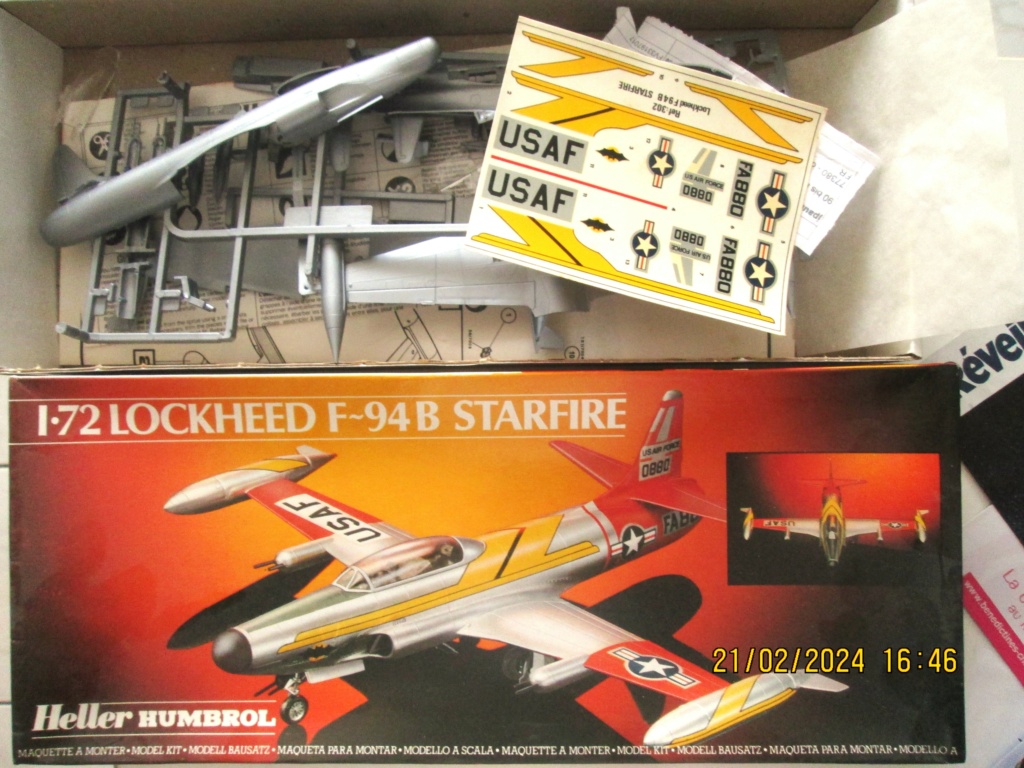 * 1/72   Loockheed F 94 Starfire    Heller Img_8910