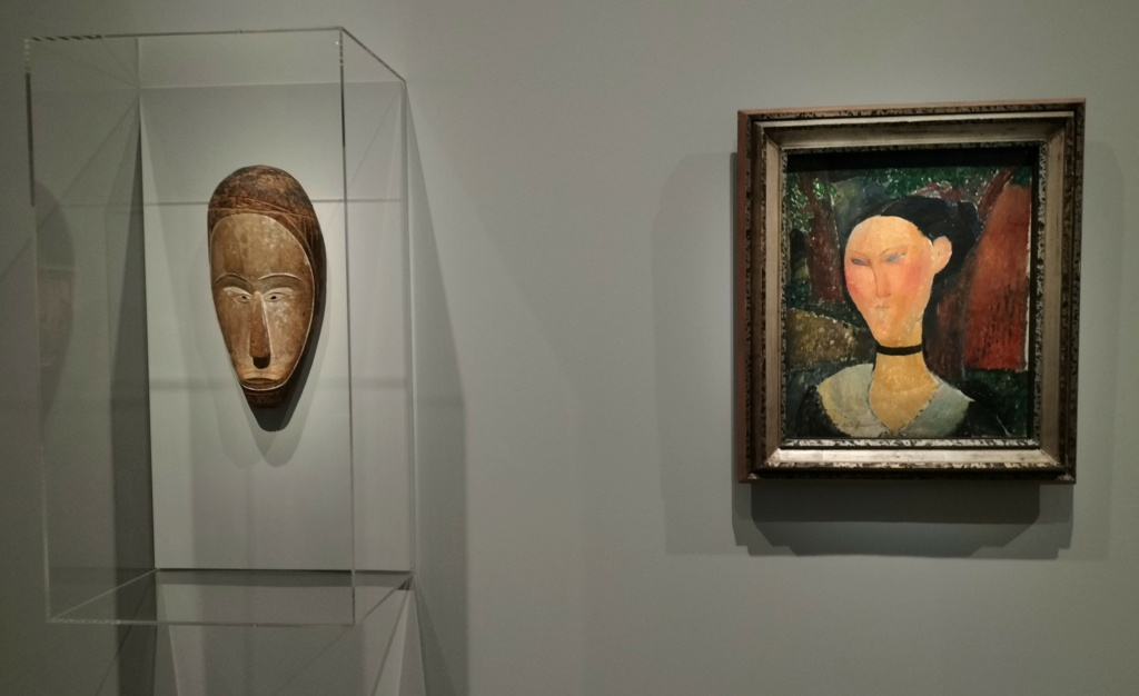 Exposition Modigliani musée de l'Orangerie Masque14