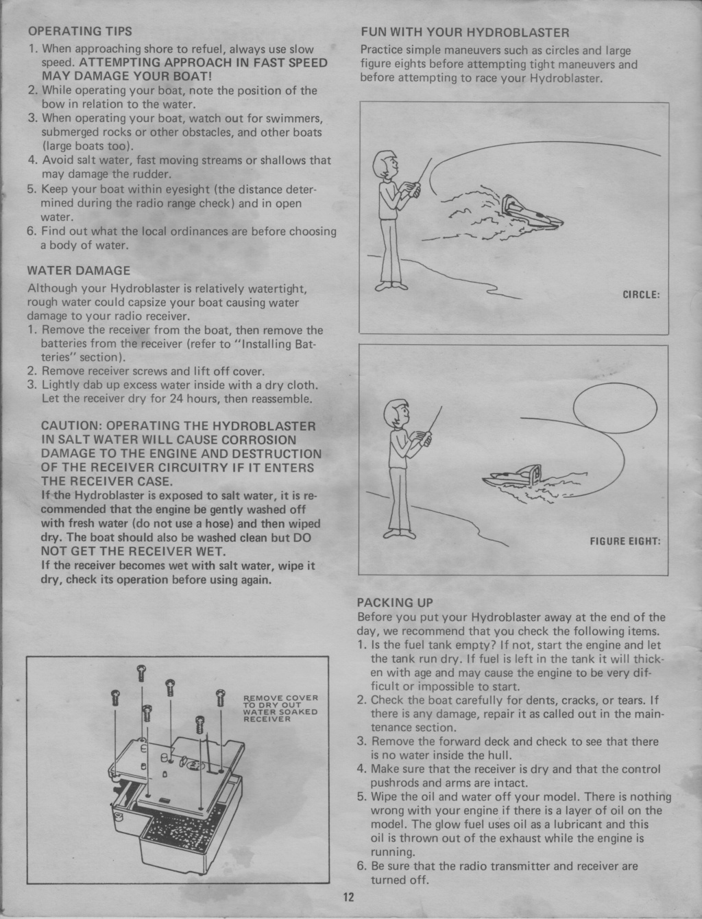 Hydro Blaster pictures and manual scans . Hydro_19
