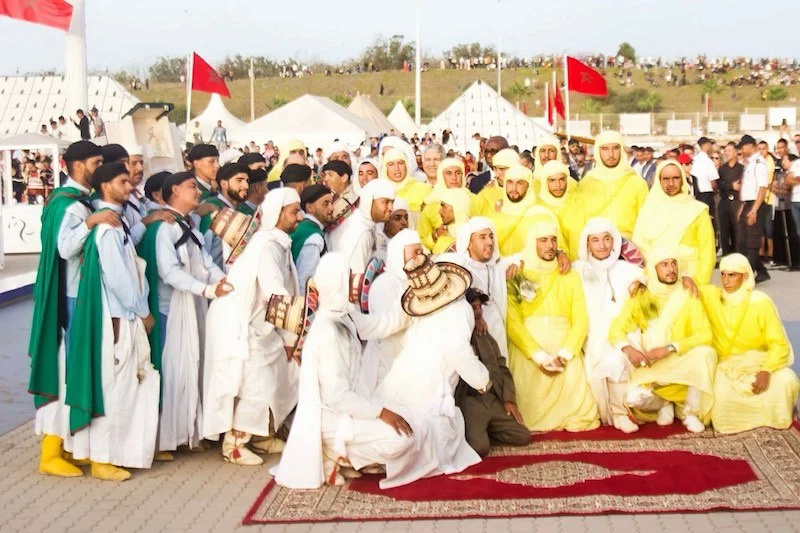 تتويج سربة المقدم دحمان الحسناوي بالجائزة الكبرى لصاحب الجلالة الملك محمد السادس للتبوريدة Tbouri11