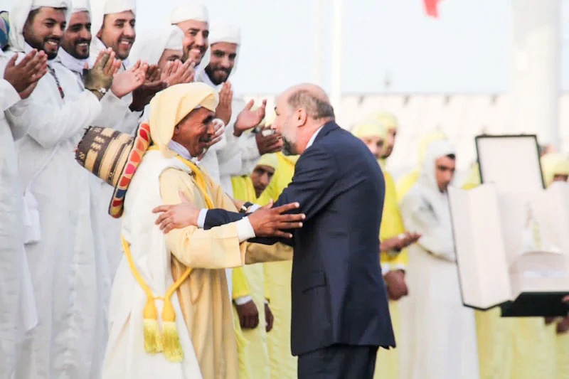 تتويج سربة المقدم دحمان الحسناوي بالجائزة الكبرى لصاحب الجلالة الملك محمد السادس للتبوريدة Tbouri12