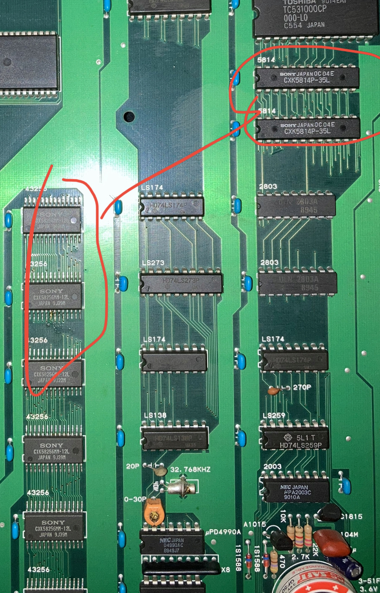 Slot neo geo MVS MV6 : problème de video ram error !! 26cb4f10