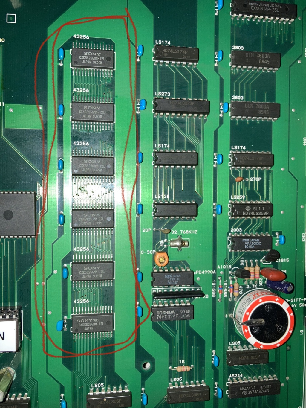 Slot neo geo MVS MV6 : problème de video ram error !! - Page 2 88209810