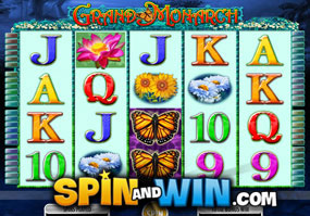 Spin and Win casino £2,500.50 via Grand Monarch Slots Grandm10