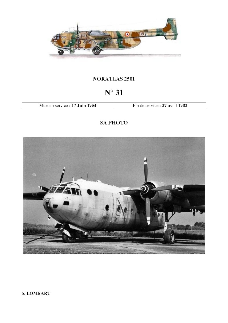 L"avion de légende : Le Nord Atlas  N_3113