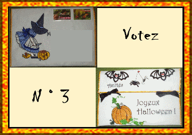 vote sur l'enveloppe d'halloween D410