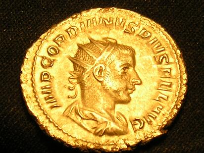 Antoniano de Gordiano III, P M TR P IIII COS II P P. Imagen14