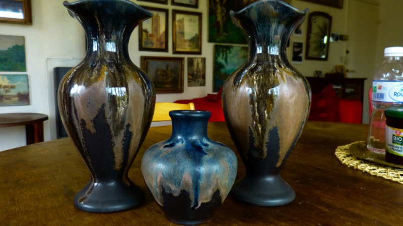 3 vases en grés de jean marie Maure , puisaye P1070120