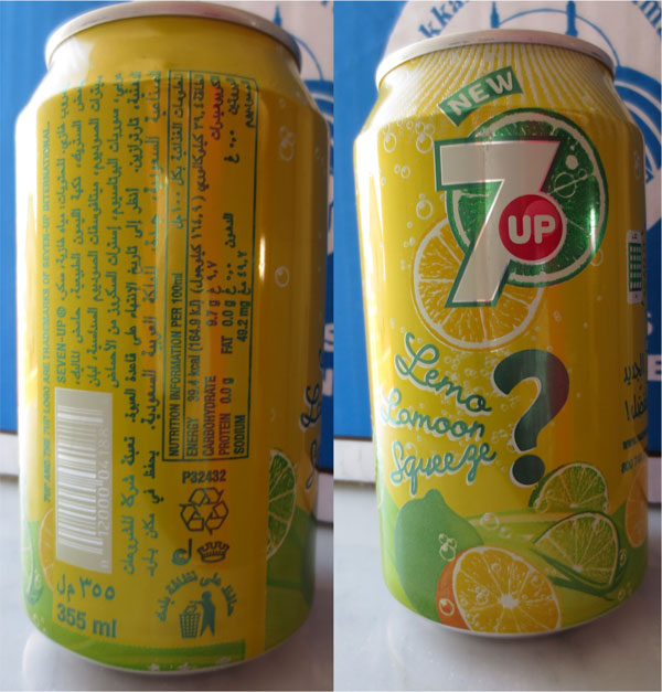 Canettes Coca/Pepsi 7up210