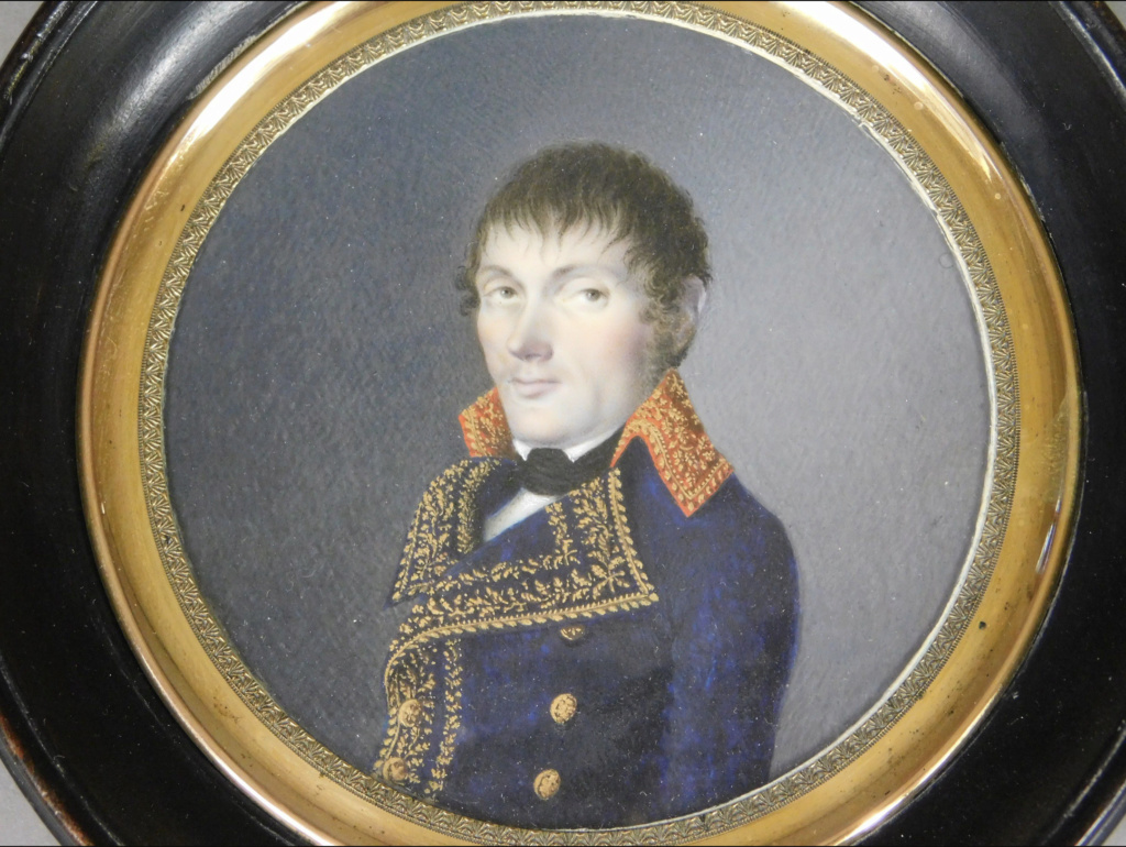 portrait d'officier XIXème  2d02c810