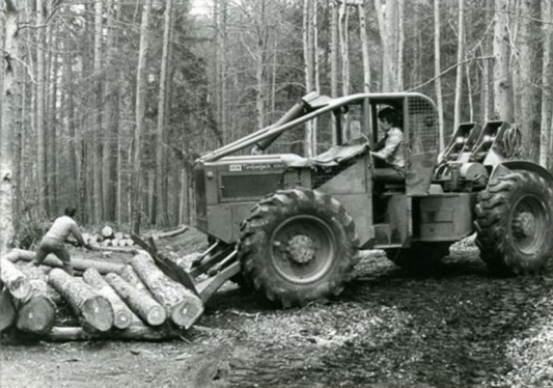 TRONCONNEUSES et travail en forêt....en photos d'époque - Page 2 33810