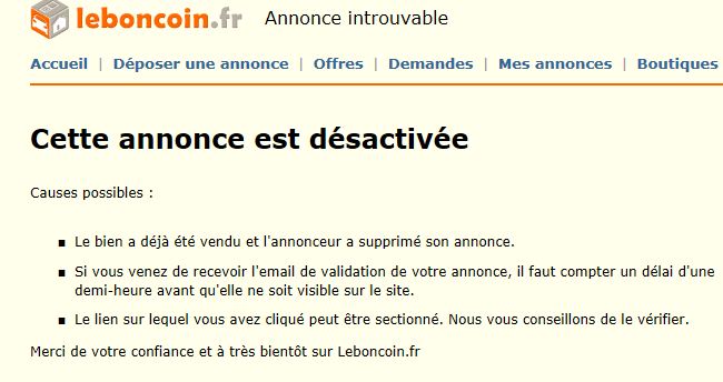 ppx a 100 euros sur leboncoin Annonc11