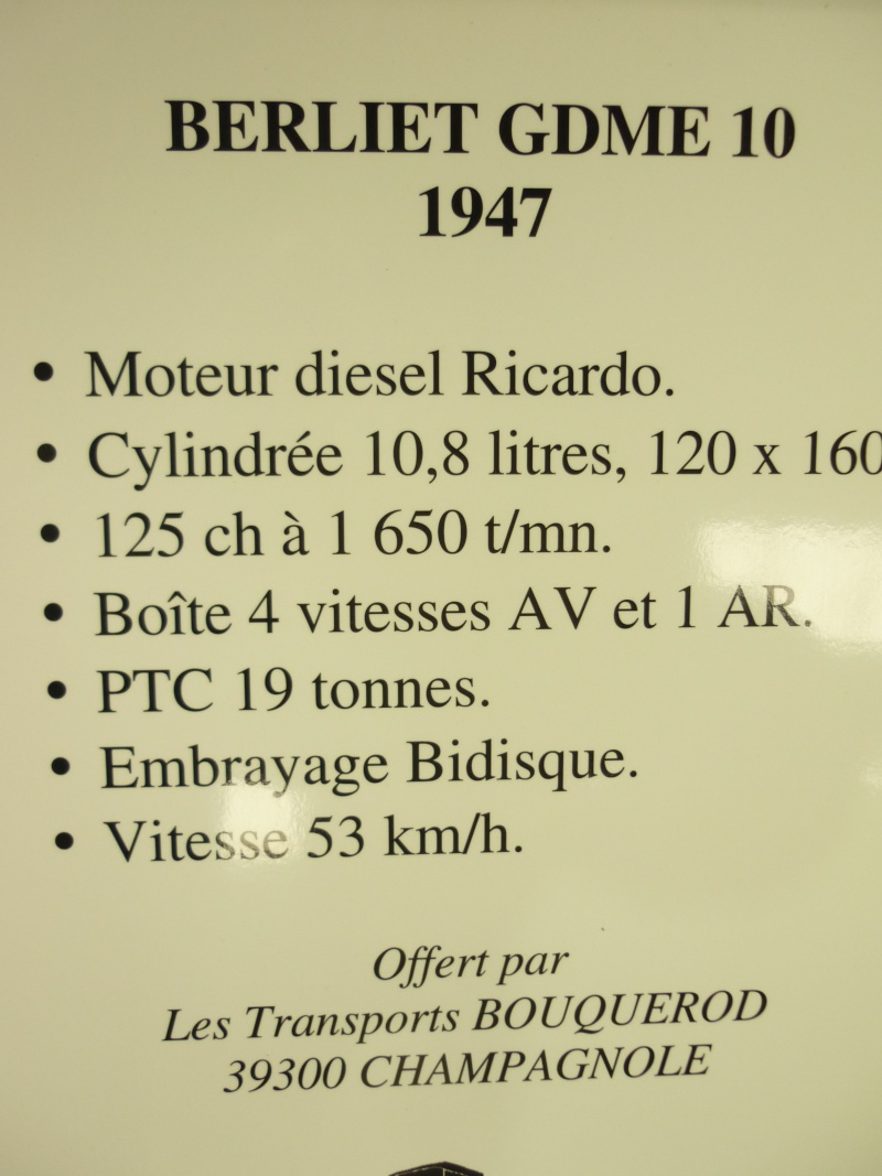 01 Le MONTELIER ....MUSEE de la Fondation BERLIET - Page 2 Berlie52