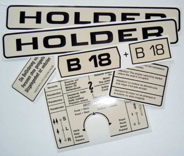 HOLDER - sérigraphie , lettrage HOLDER B18 Capt1343