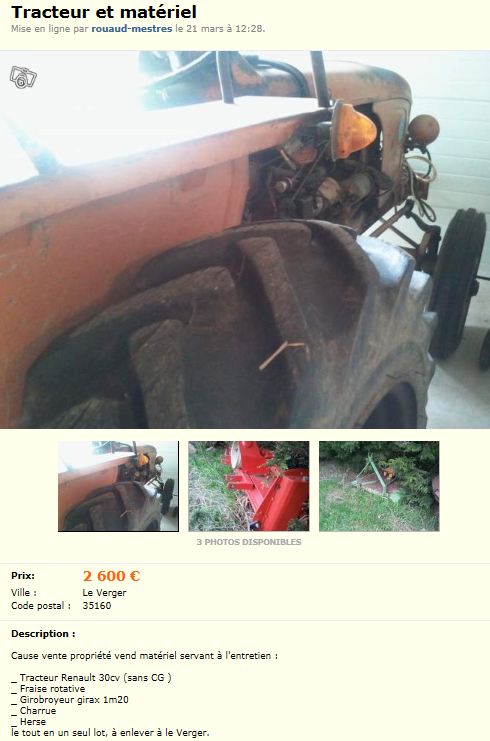 grand besoin de conseil pour l'achat premier micro tracteur Captu173