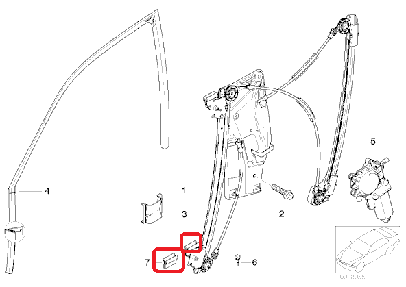 [ BMW E39 530da Touring an 2000] vitre coté passager (résolu) 12410