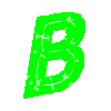 alphabet complet scintillant B26