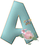 alphabet complet avec des fleurs A604