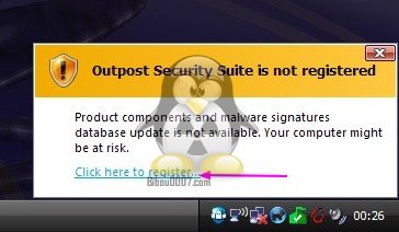 Tutoriel Outpost Security Suite FREE Sans_t77