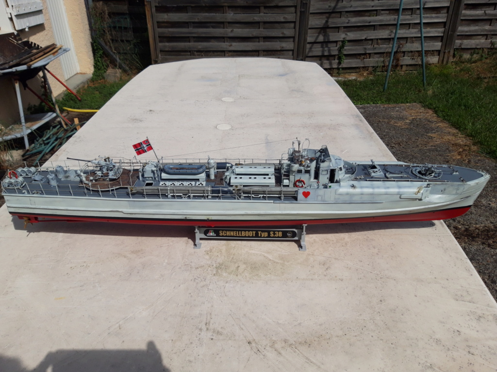 Vedette lance torpilles Schnelboot S38 Italeri au 1/35 20200822