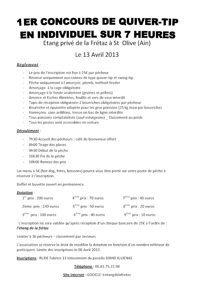 Concours Feeder individuel etang de la Frettaz le 13/04/2013 1er-co10