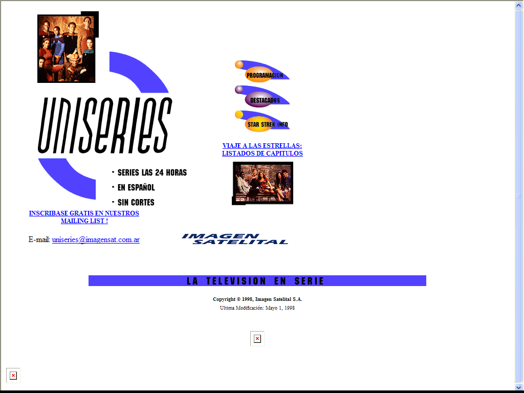 Pagina Web de Uniseries - 1998 Uni19910