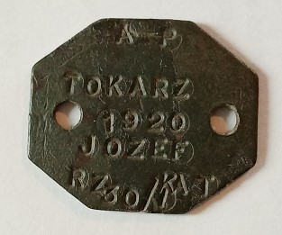 Polish dog tag KIA 21 aout 1944 Stawsk13
