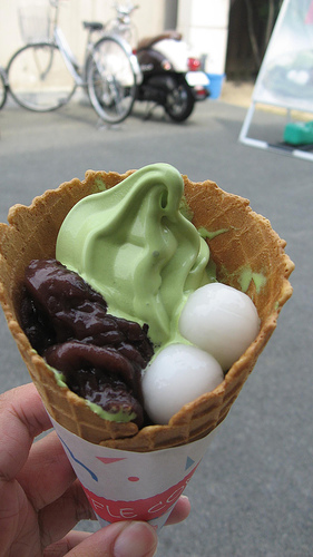 Mùa lạnh với món Matcha ice cream – kem Trà xanh Nhật Bản đây!!! Anh710