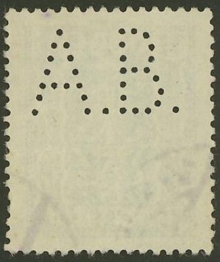 Briefmarken - Lochung auf Briefmarken - Perfin - Österreich 05_211