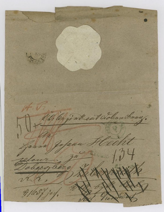 Vorphilatelie Österreich - Briefe aus der Vormarkenzeit Dobers10