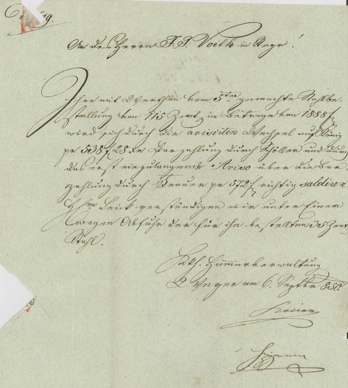 Vorphilatelie Österreich - Briefe aus der Vormarkenzeit Weyer_12