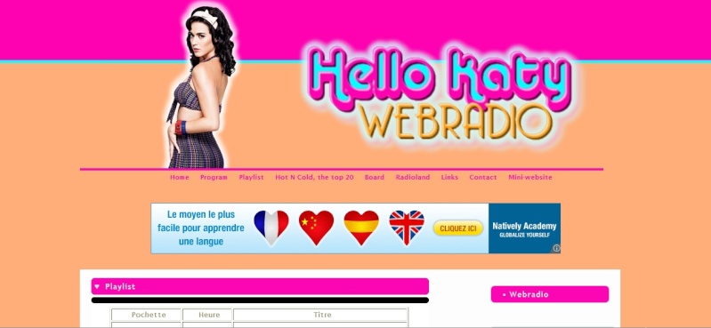 La webradio Katy Perry Sitete10