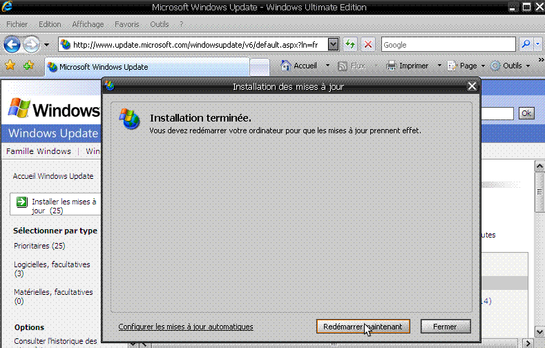 Windows Xp ultimate version 7 =  Faux xp = Danger ! Captur29